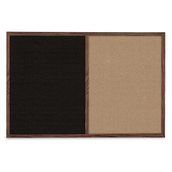 Slim Style Indoor Enclosed Corkboard, 36